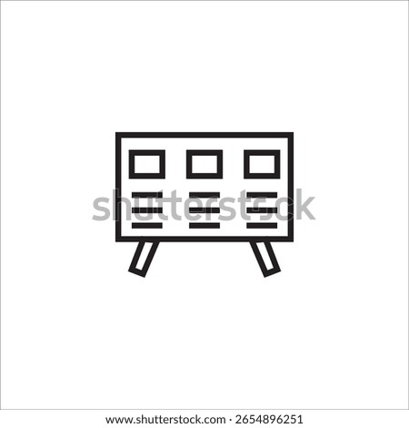 bulletin board icon illustration element design