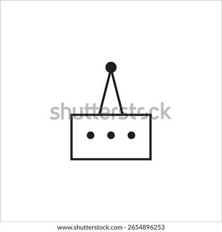 bulletin board icon illustration element design