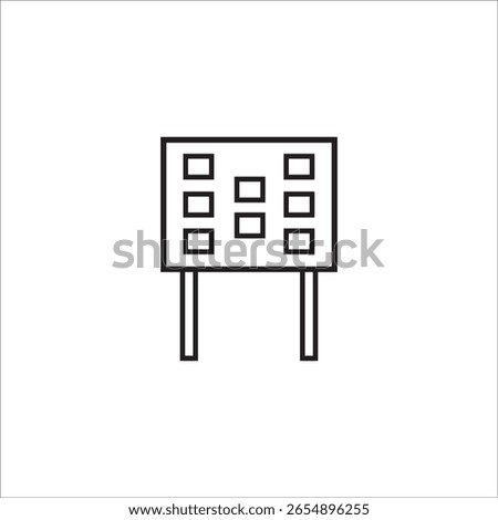 bulletin board icon illustration element design