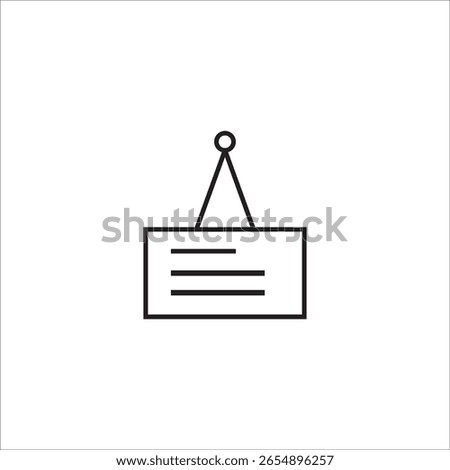 bulletin board icon illustration element design