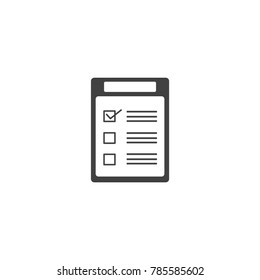 Bulletin board icon, note office