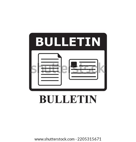 bulletin icon , advertisement icon vector