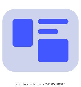 Bulletin Icon for web, app, uiux, infographic, etc