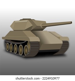 bulletproof tank car for war vector 