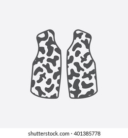Bulletproof vest icon.