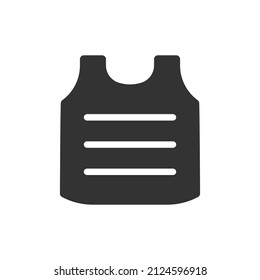 Bulletproof Vest Icon Sign Symbol 