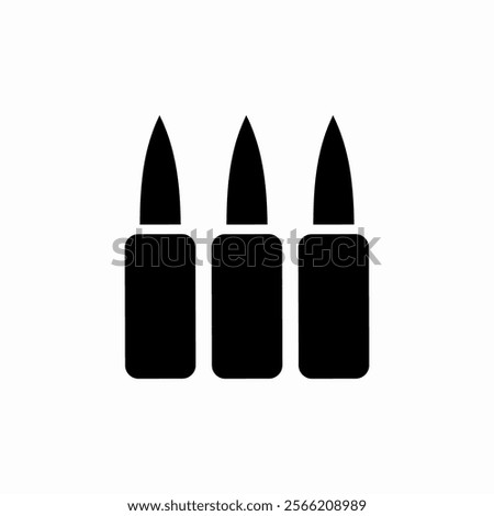 bullets ammo icon sign vector