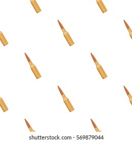 Bullets icon cartoon. Single weapon icon from the big ammunition, arms set.
