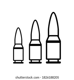 Bullets Icon On White Background Stock Vector (Royalty Free) 1826188205 ...