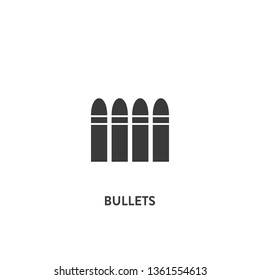 bullets icon vector. bullets sign on white background. bullets icon for web and app