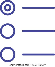 Bullets Isolated Vector icon which can easily modify or edit

