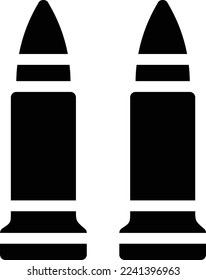 bullets Vector illustration on a transparent background. Premium quality symmbols. Glyphs vector icons for concept and graphic design.
