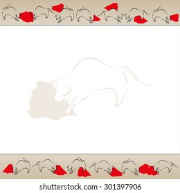  bullfight background frame vector