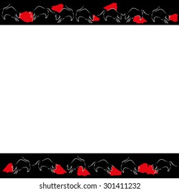  bullfight background frame vector