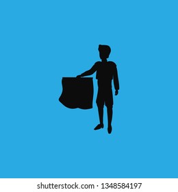 bullfighter icon vector
