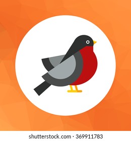 Bullfinch vector icon