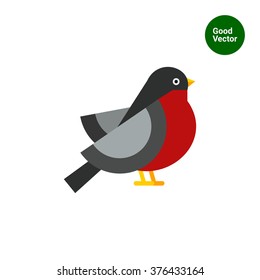Bullfinch vector icon