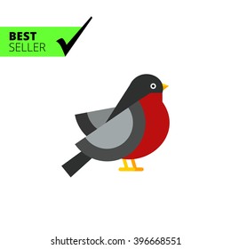 Bullfinch vector icon