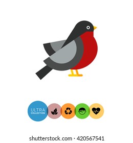 Bullfinch vector icon