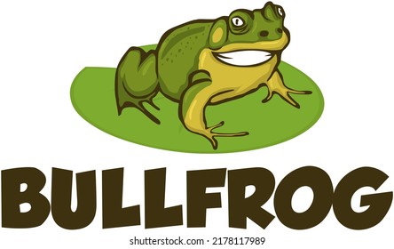 Bullfrog Vector Logo Design Other Purpose Stock Vector (Royalty Free ...