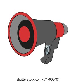 Bullhorn advertising symbol