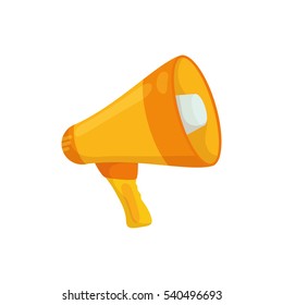 Bullhorn announce device icon vector illustration graphic design
