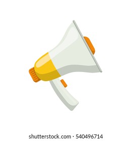 Bullhorn announce device icon vector illustration graphic design