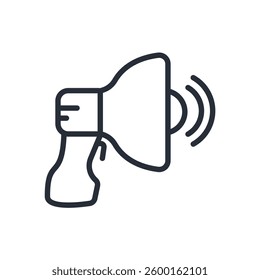 bullhorn icon collection .design style with background