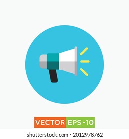 Bullhorn Icon design vector eps10 