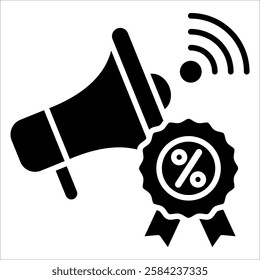 Bullhorn Icon Element For Design