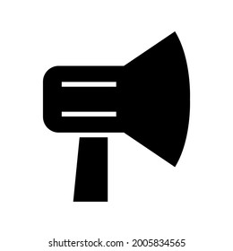 bullhorn icon or logo isolated sign symbol vector illustration - high quality black style vector icons
