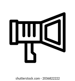 bullhorn icon or logo isolated sign symbol vector illustration - high quality black style vector icons
