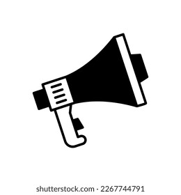 Bullhorn-Symbol in Vektorgrafik. Logotyp