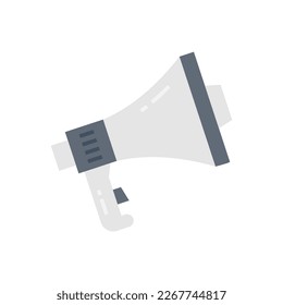 Bullhorn icon in vector. Logotype