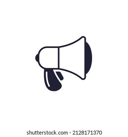 símbolo de iconos de bullhorn elementos vectores para web infográfica
