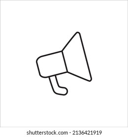 bullhorn icons  symbol vector elements for infographic web