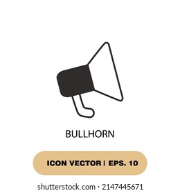 bullhorn icons  symbol vector elements for infographic web