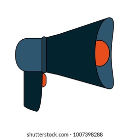 Bullhorn isolated symbol