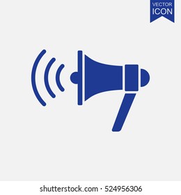Bullhorn or megaphone icon