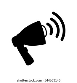 Bullhorn speaker symbol icon vector illustration graphic design
