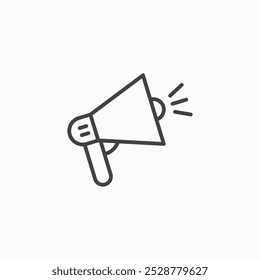 Bullhorn Vector flat icon set.eps