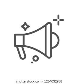 Bullhorn Vector Icon