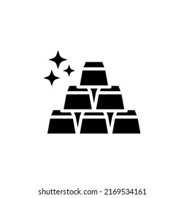 bullion icon in vector. Logotype