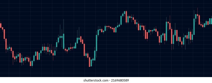 Bullish Candlestick graph chart of stock, Minimal concept trading cryptocurrency background, Market investment  exchange, candle, stick, trade, simple, isometric, financial, index, vector