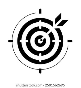 Bulls eye archery point vector