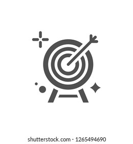 Bulls eye Arrow Vector Icon