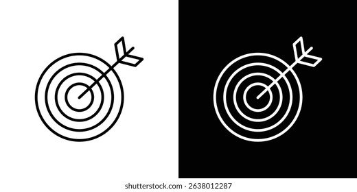Bulls eye icon Graphic vector set for ui design