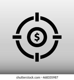 Bulls eye Vector Icon Illustration