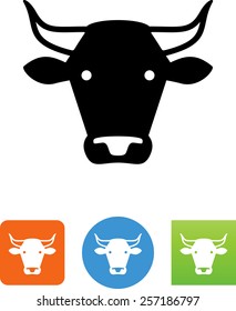 Bull's head icon