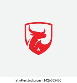 bulls logo design, bulls logo, icon, bull, cow